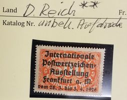 4121) Deutsches Reich mit Aufdruck postfrisch