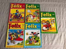 FELIX SAMMELBÄNDE 5 STK SEHR GUTER ZUSTAND