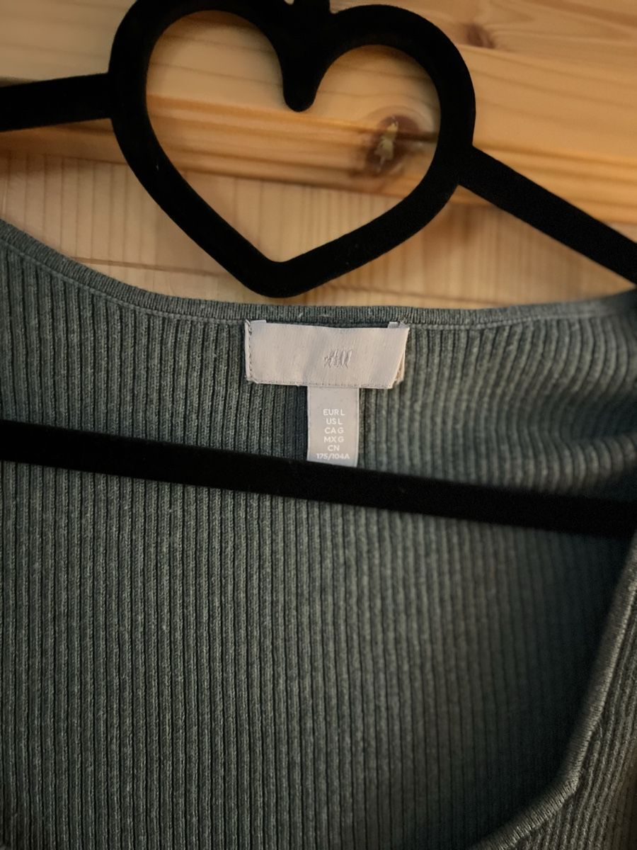 H&M Vestiti: H&M schönes Strickkleid grün L – Usato da Rüdlingen venduto da Lichee 3