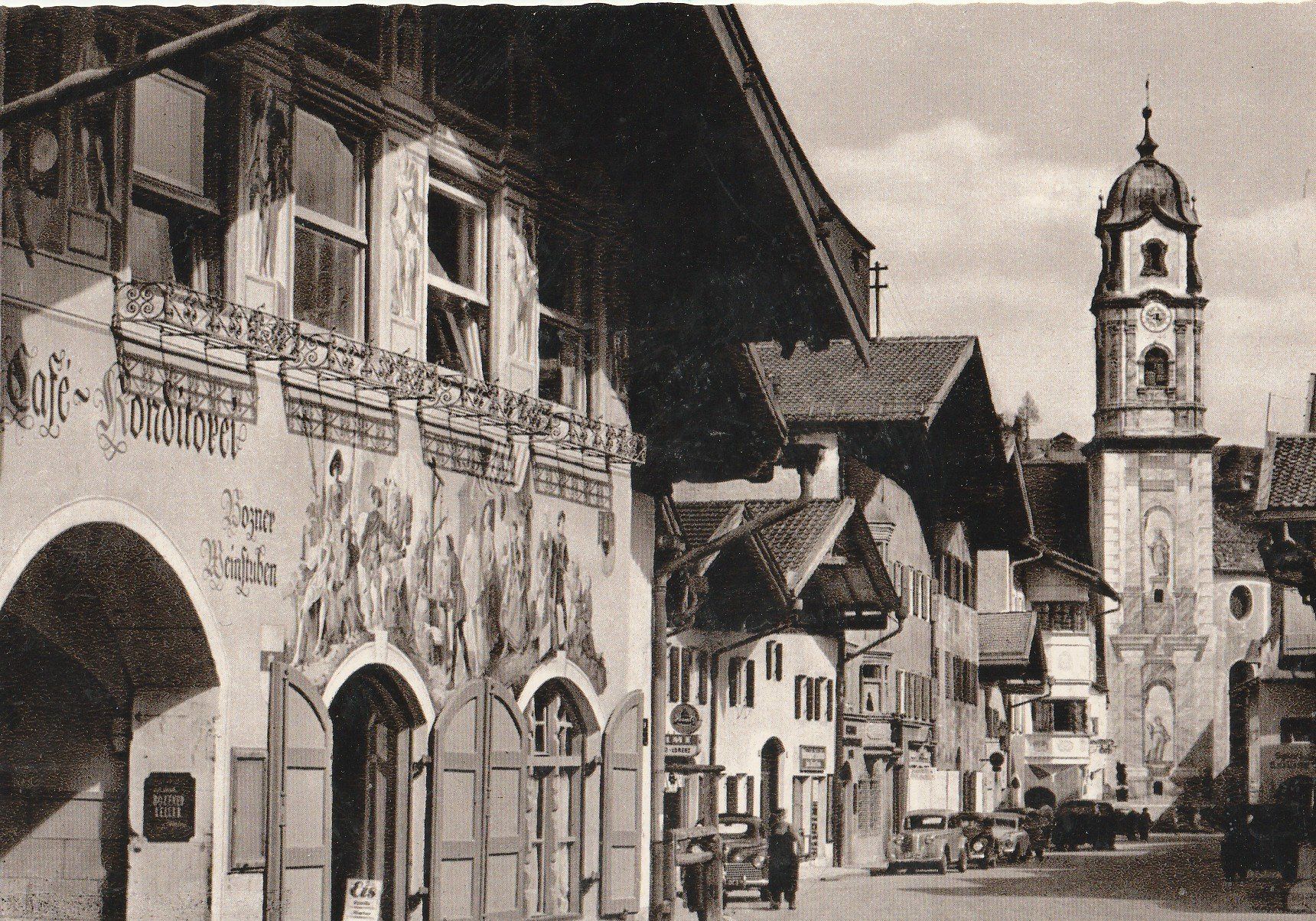 Cartoline postali: Mittelwald  Obermark Pfarkirche – Usato da Lumbrein venduto da made02