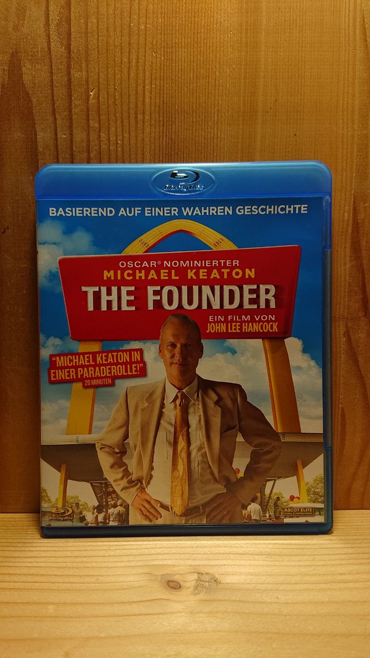 Tutti i DVDs: THE FOUNDER Blu-Ray mit Michael Keaton – Usato da Wilderswil venduto da Exebub