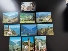 10x Vintage Poschiavo ungelaufen