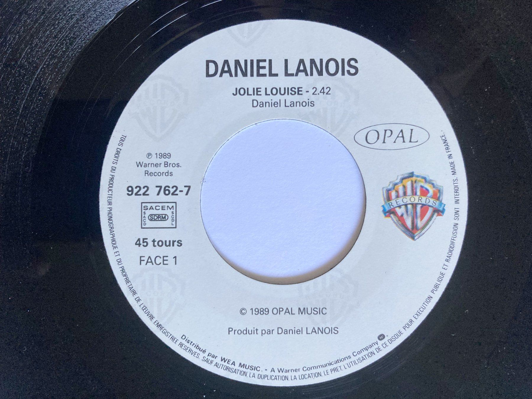 Dischi in vinile: DANIEL LANOIS - JOLIE LOUISE – Usato da Bottens venduto da hotter-than-hell 2