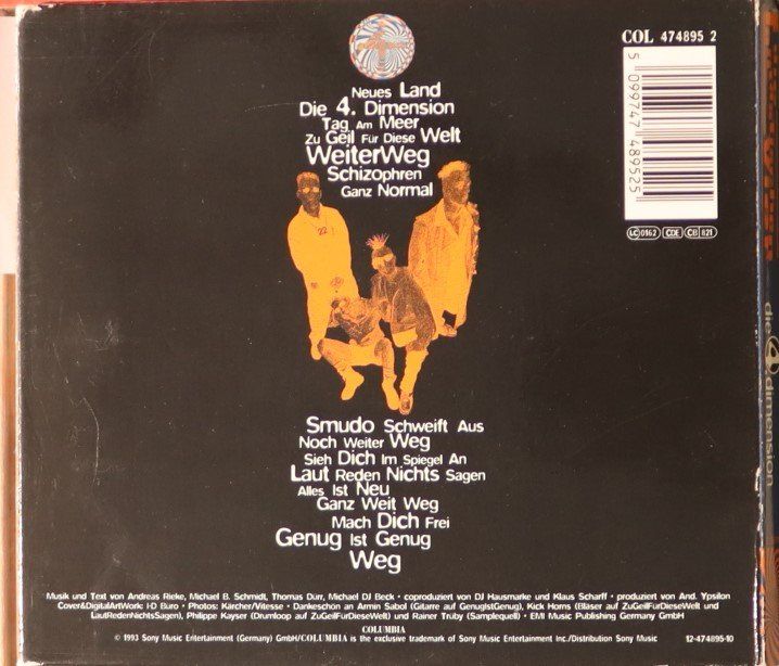 CD: Die Fantastischen 4 - Die 4 Dimension – Usato da Luzern venduto da CONTENTI 2