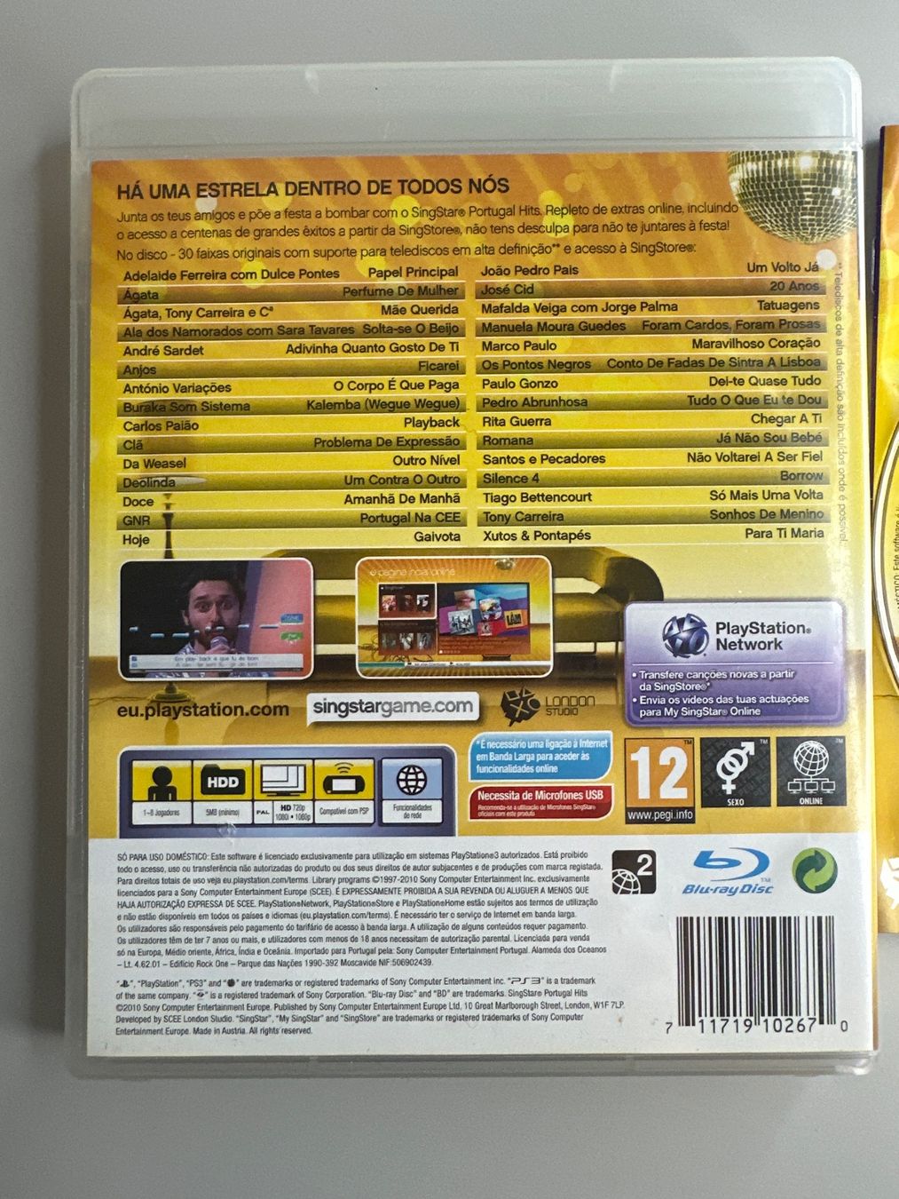 Sony Giochi: Singstar Portugal Hits - PS3 – Usato da St.gallen venduto da taduz 1
