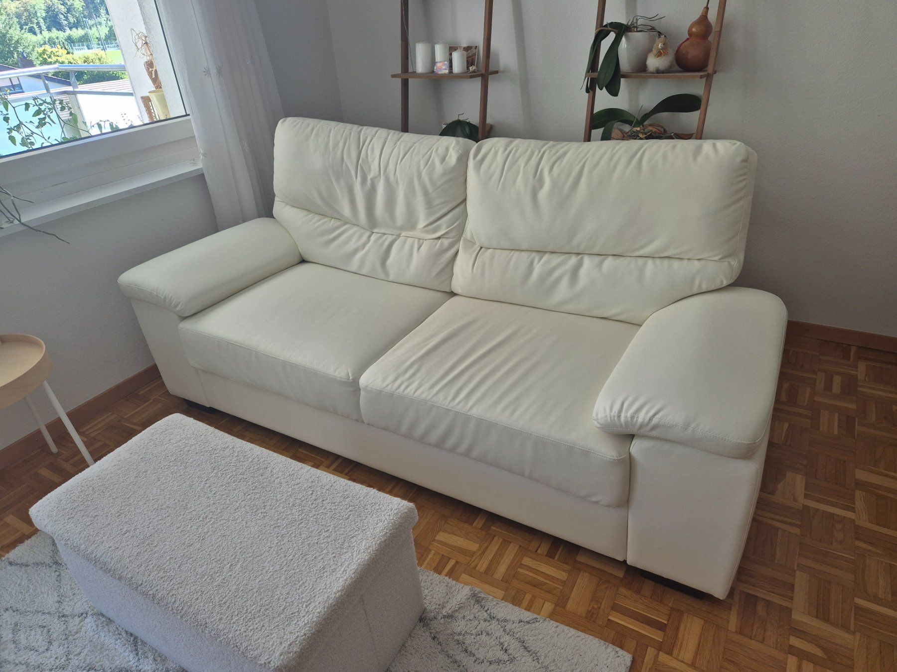 Beliani Divani: Beliani 3er Sofa, VOGAR, kunstleder Weiss – Usato da Effretikon venduto da fjf_felix 2
