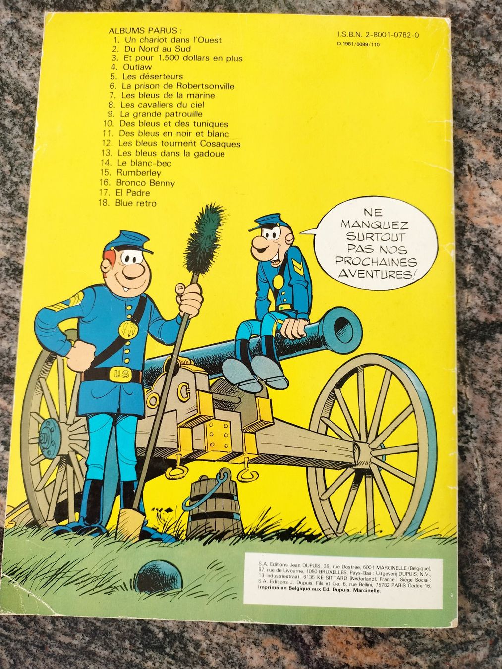 Fumetti: Les tuniques Bleues N 18  Blue Retro – Usato da Cortaillod venduto da rozinna 1