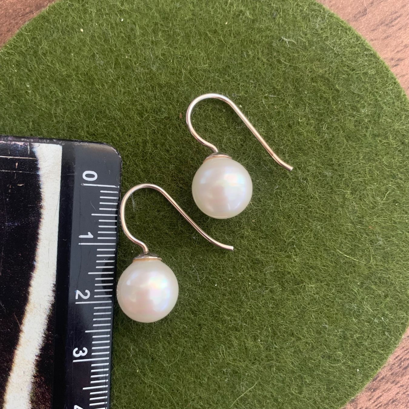Boucles d'oreille: Ohrringe mit Perlen aus echtem Silber (925) – D'occasion à Winterthur par Drachenrose 1