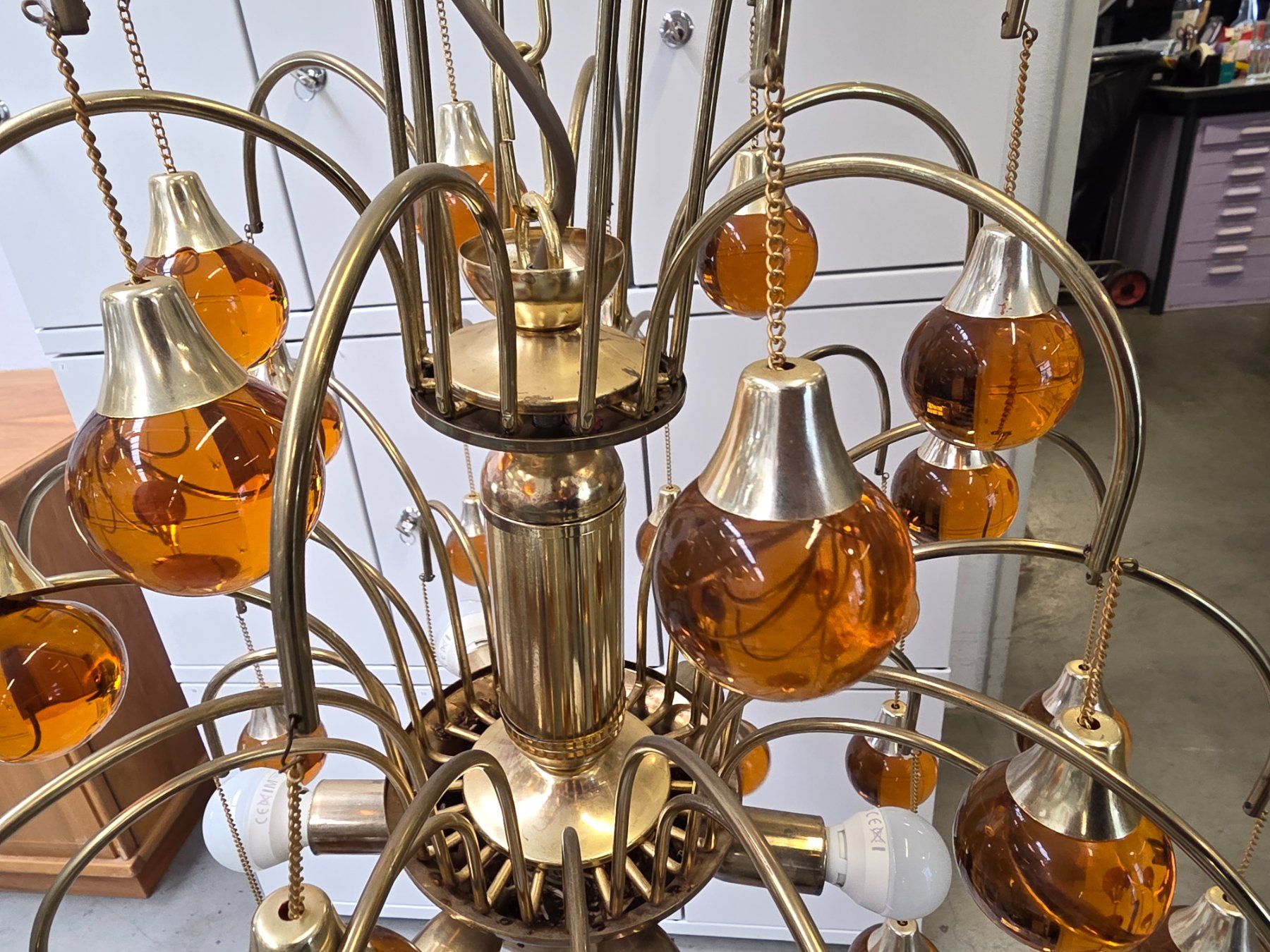 Lustres & lampes de plafonds: Palwa Murano Kronleuchter – D'occasion à Chur par FeschtlandBrockiChur 3