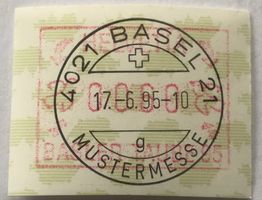 Automatenmarken mit Vollstempel Basel