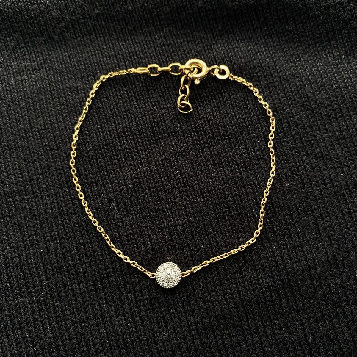 Bracciali & Braccialetti: 18K Goldfilled Solitär Armkette – Nuovo (secondo la descrizione) da Givisiez venduto da dor_xb9k