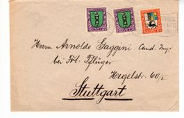 Brief aus Lugano nach Stuttgart 1925