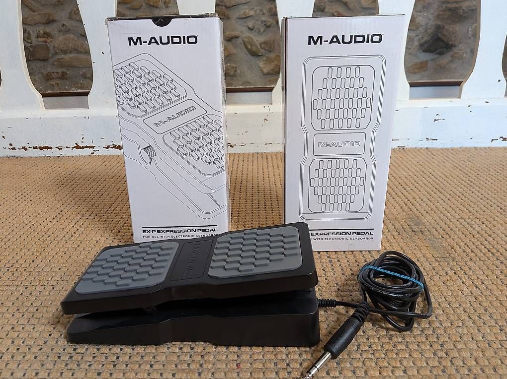 Strumenti musicali: Lot de 2 pédales d'expression M-Audio – Nuovo e nell'imballaggio originale da Bougy-Villars venduto da Flo5150