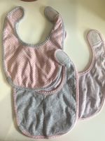 Lot de 3 bavoirs Lassig fille, imperméables