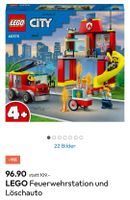 LEGO City 60375 Feuerwehrstation & Löschauto - Top Zustand