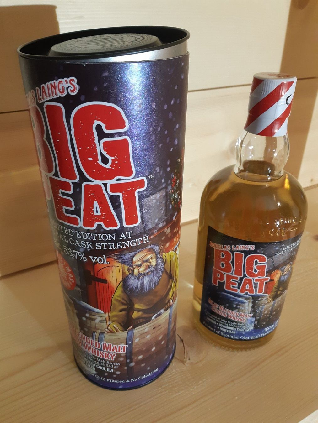 Bevande alcoliche: Big Peat Weihnachten 2019 – Nuovo e nell'imballaggio originale da Grindelwald venduto da carro5