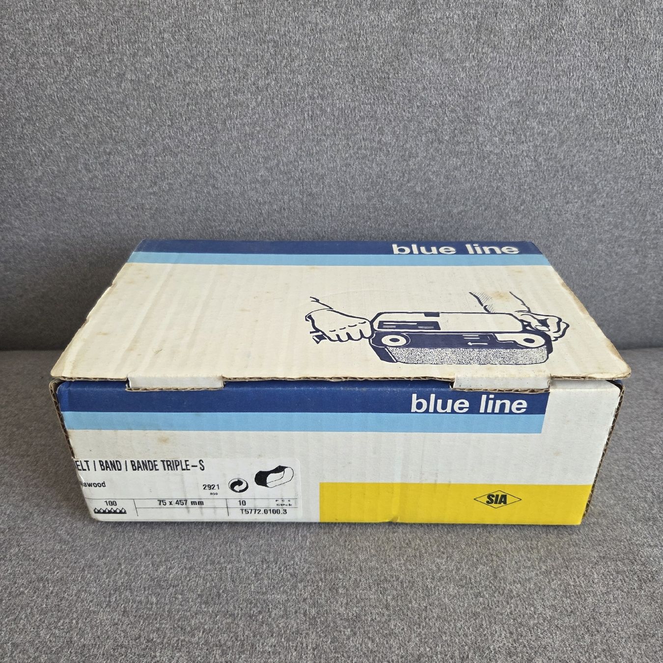 Smerigliatrici & Lucidatrici: Blue line Schleifband Körnung 100 & 120 – Nuovo e nell'imballaggio originale da St.Gallen venduto da Its.eli035