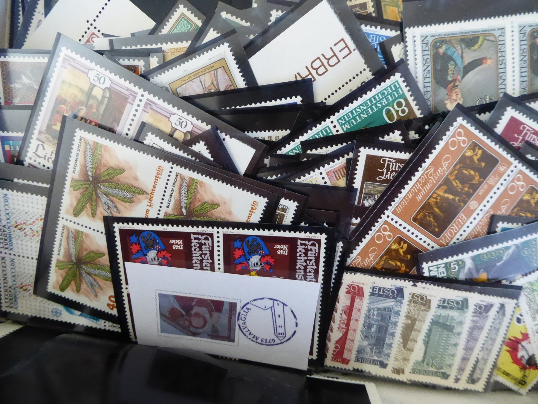 Tous les timbres: Toller Posten 4er Blocks Liechtenstein postfrisch** – D'occasion à Rothrist par swisstools 3