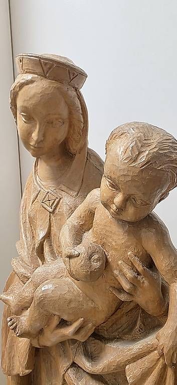 Sculture & Statue: Grosse antike Madonna Statue – Usato da Kaufdorf venduto da Nati-Nati