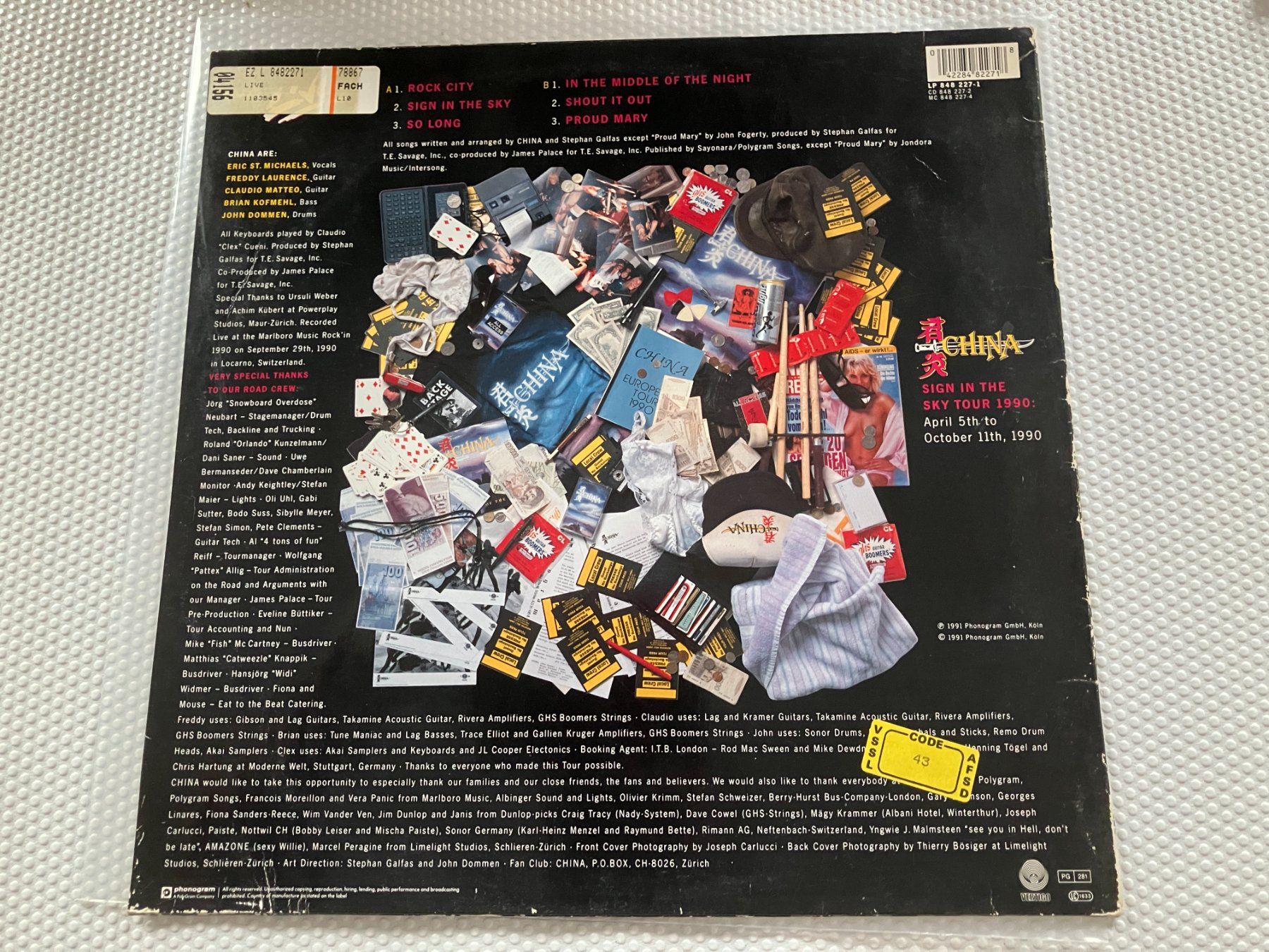 Dischi in vinile: China – Usato da Aarwangen venduto da Jukebox3 2