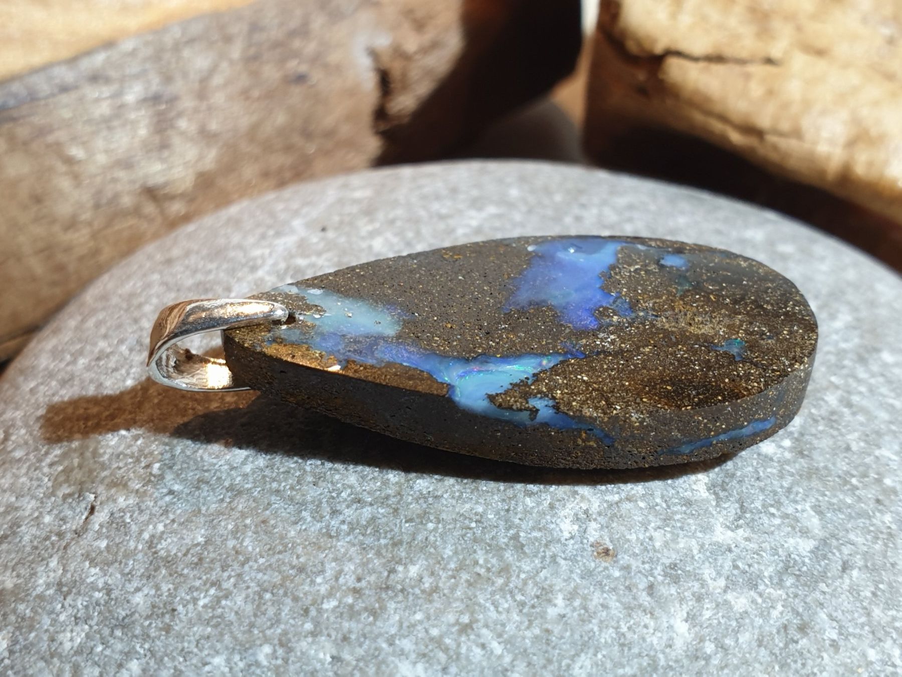 Ciondoli: Anhänger Boulder Opal. – Nuovo (secondo la descrizione) da Niederbüren venduto da Raphael014 4