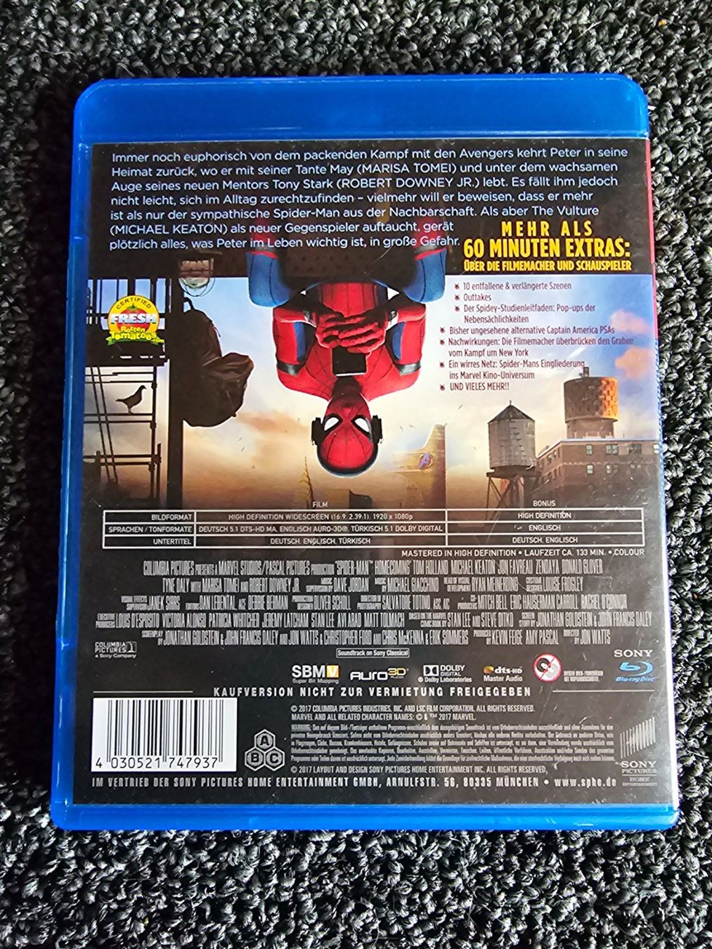 Tutti i DVDs: SPIDER-MAN HOMECOMING – Usato da Ruswil venduto da jan_bxl5 1