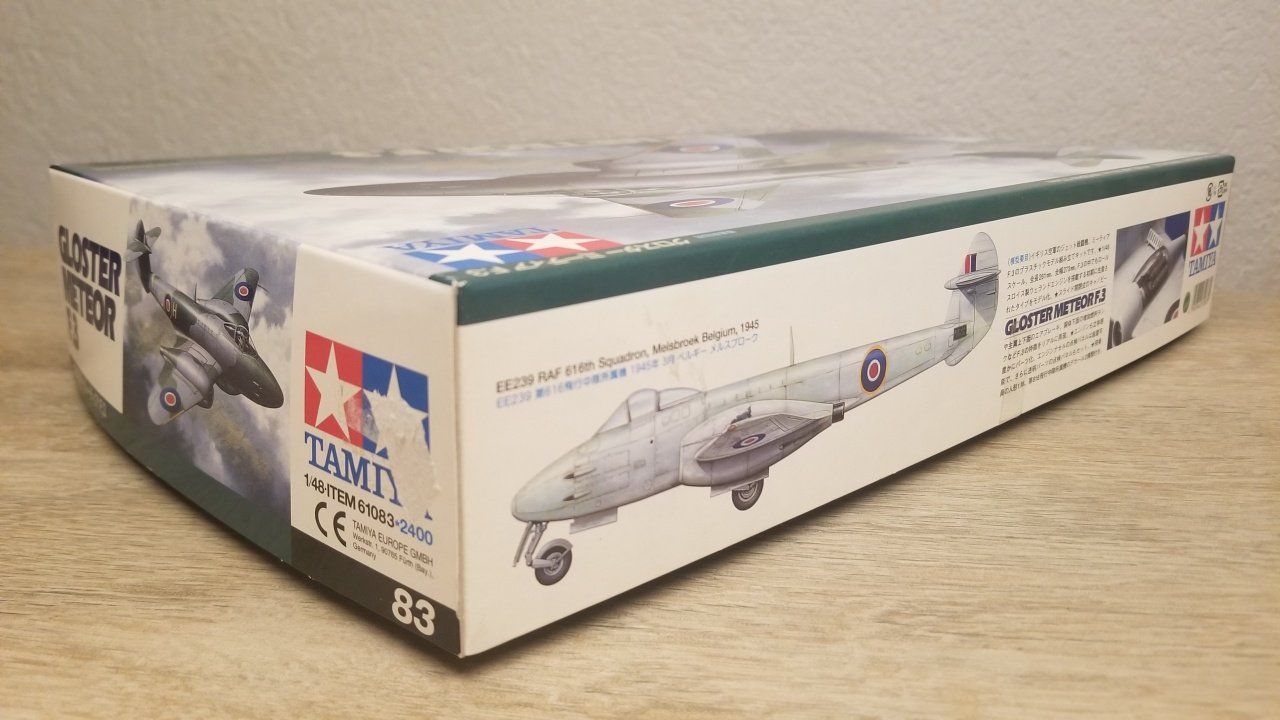 Tamiya Kit di modellismo & Modellini statici: Tamiya 61083 Gloster Meteor F.3 – Nuovo e nell'imballaggio originale da Schwadernau venduto da Blueray 1