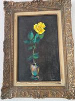 Gemälde (Paolo) Gelbe Rose in Öl