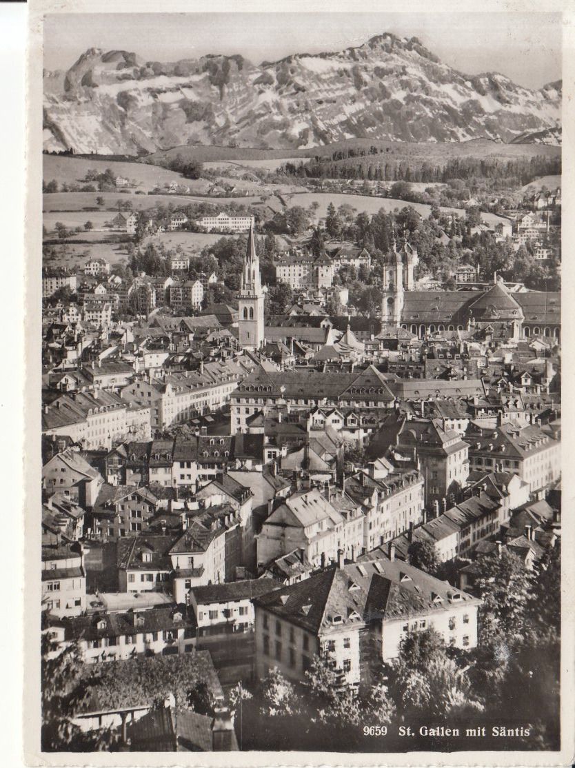 Cartoline postali: St. Gallen 1946 – Usato da Bürglen TG venduto da StampGraf
