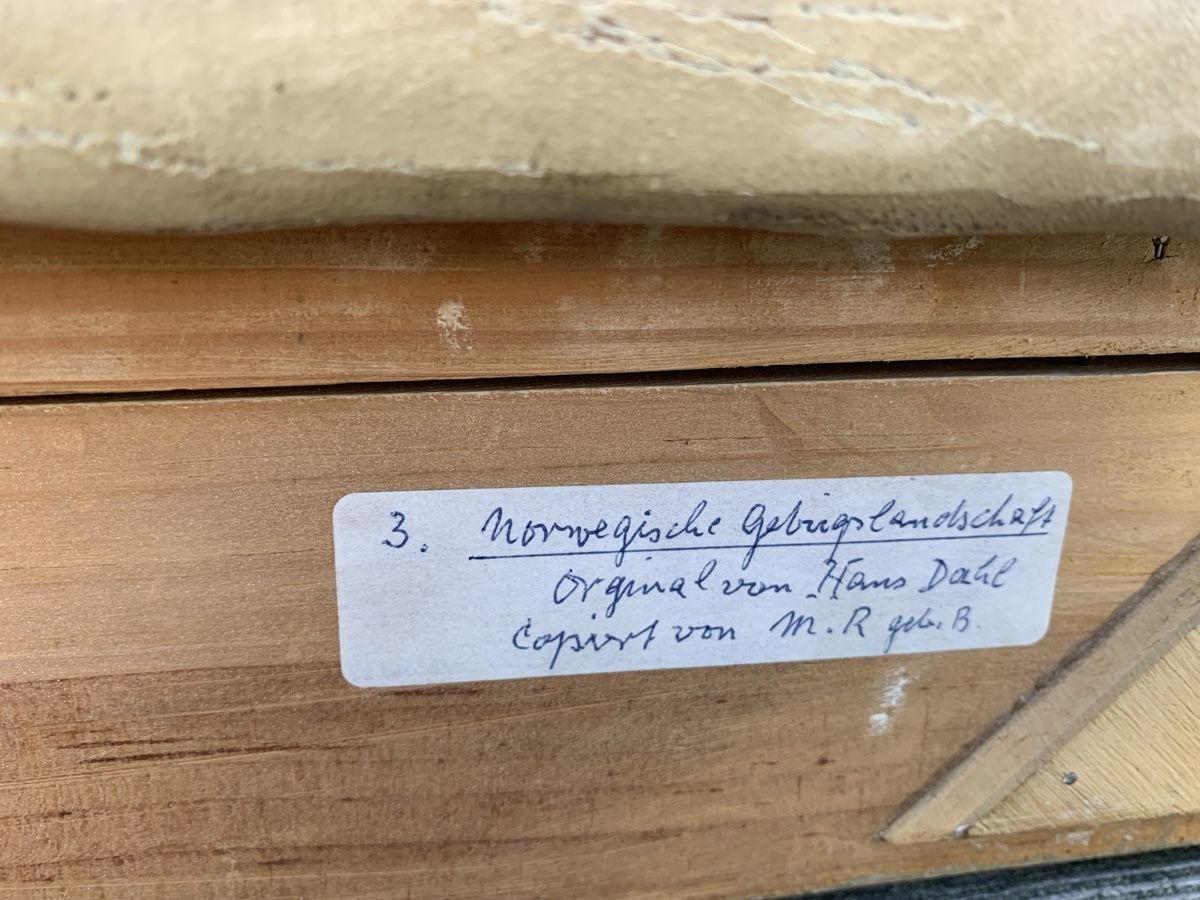 Gemälde: M. ROTHER 1898 – Defekt aus Wolfhalden von SecondAntique 8