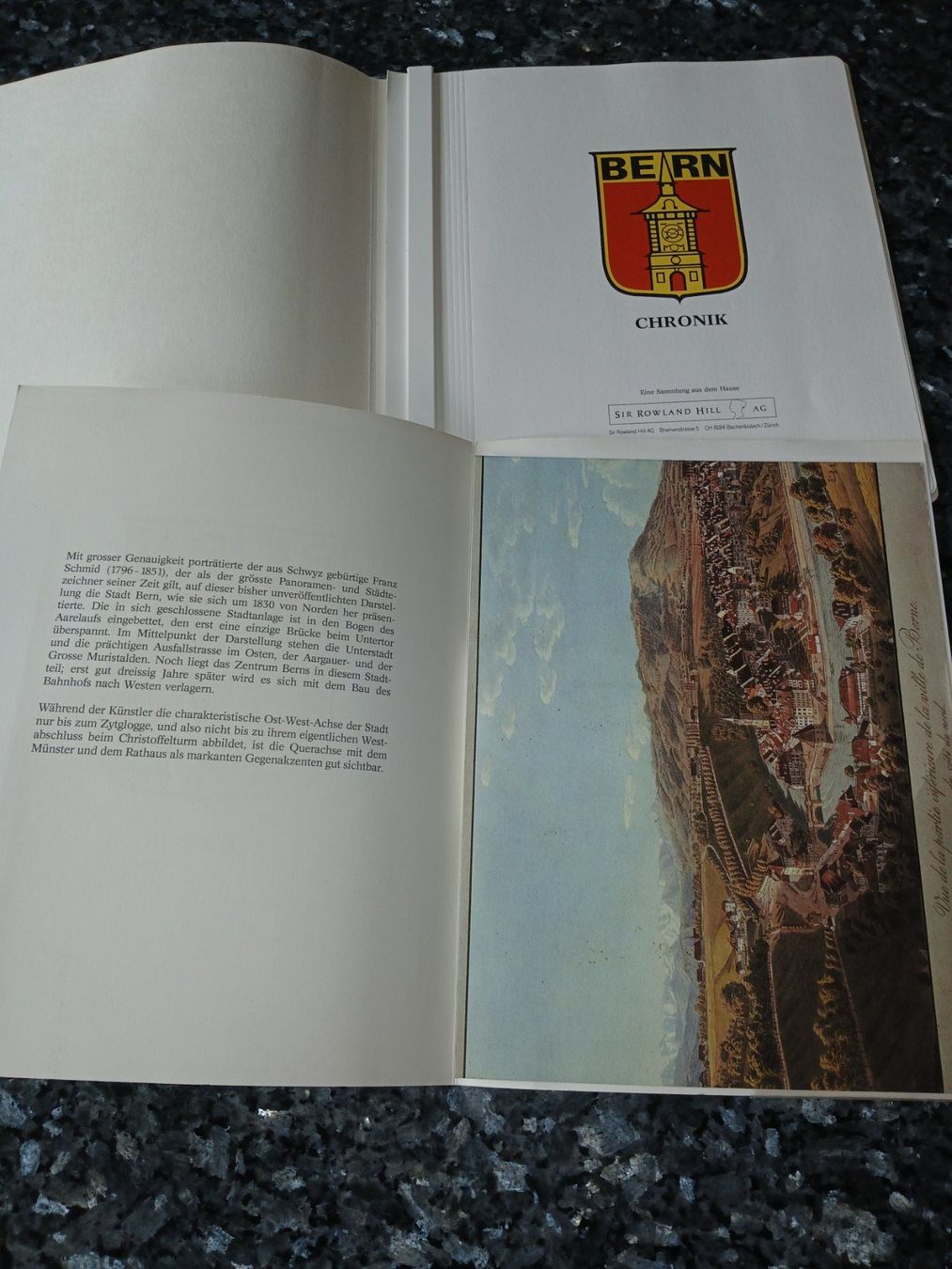 Libri: Bern Chronik - Rowland Hill AG – Usato da Hindelbank venduto da Koni0307 1