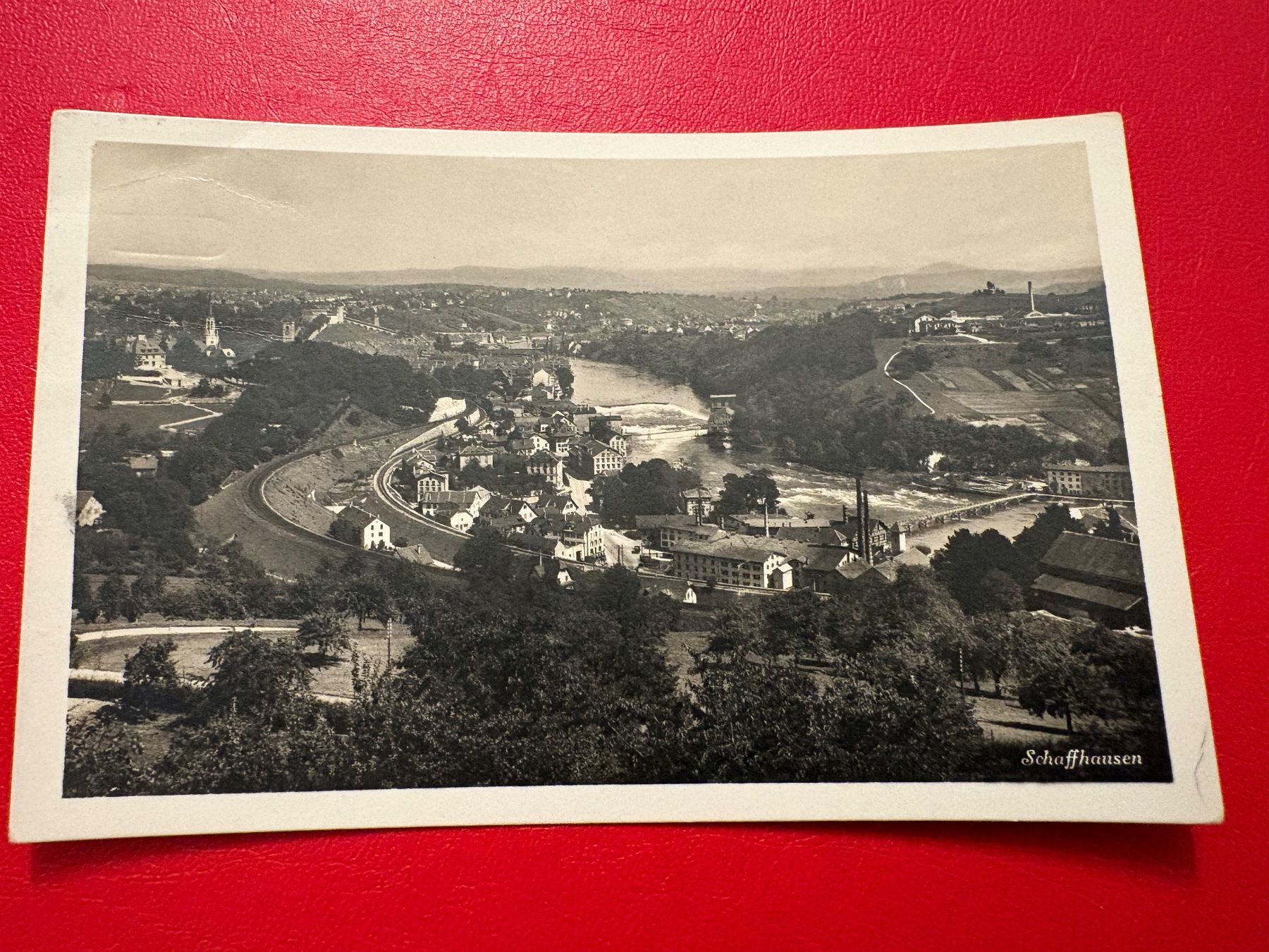 Ansichtskarten: Schaffhausen – Gebraucht aus St-Légier-La Chiésaz von Theo005