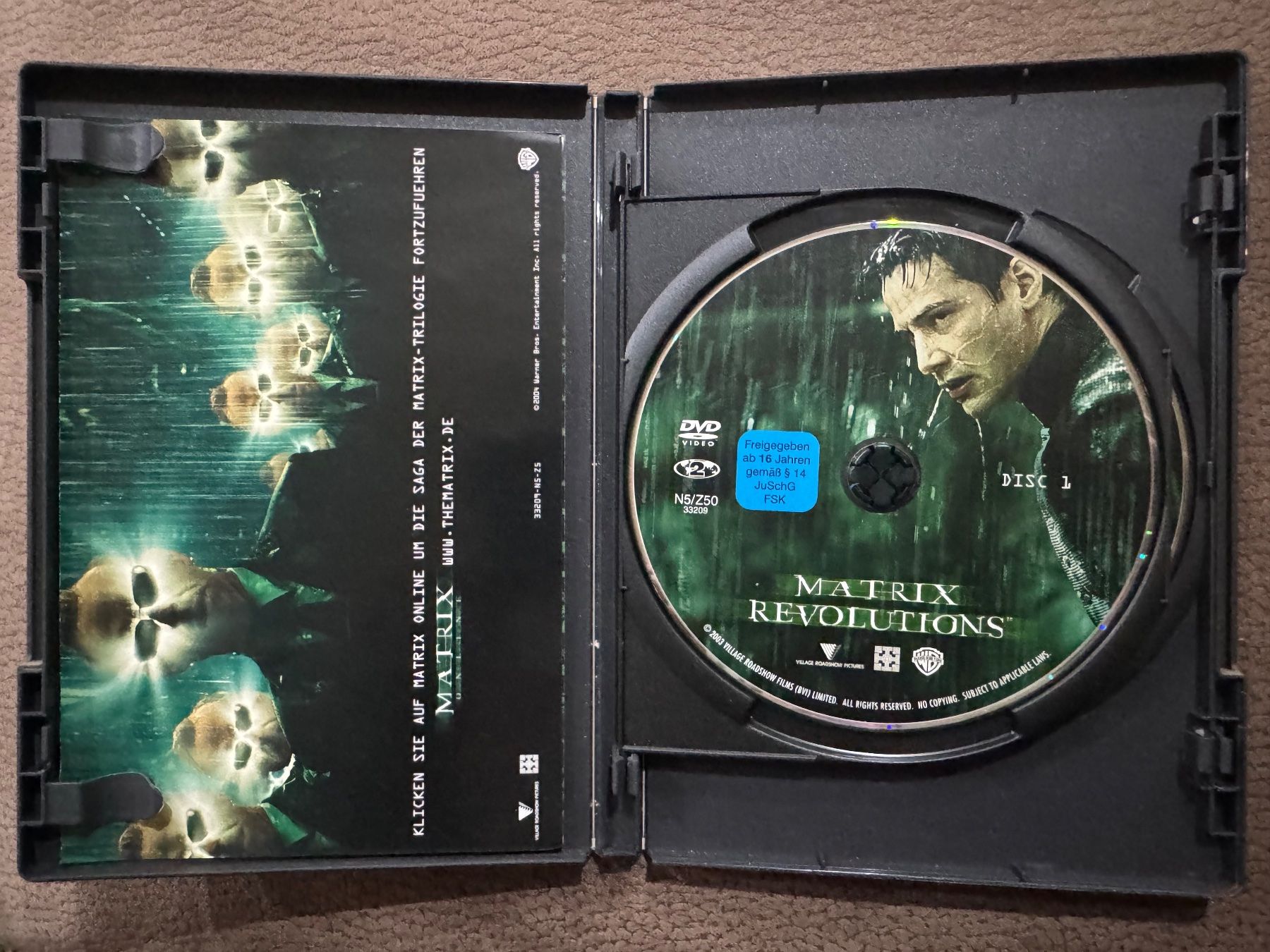 Alle DVDs: Matrix Revolutions – Gebraucht aus Dietikon von MuNathy 2