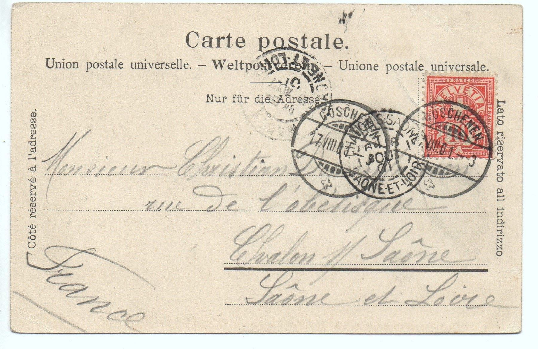 Cartes postales: FURKA-PASSHÖHE Postkutsche – D'occasion à Jona par philajona 1