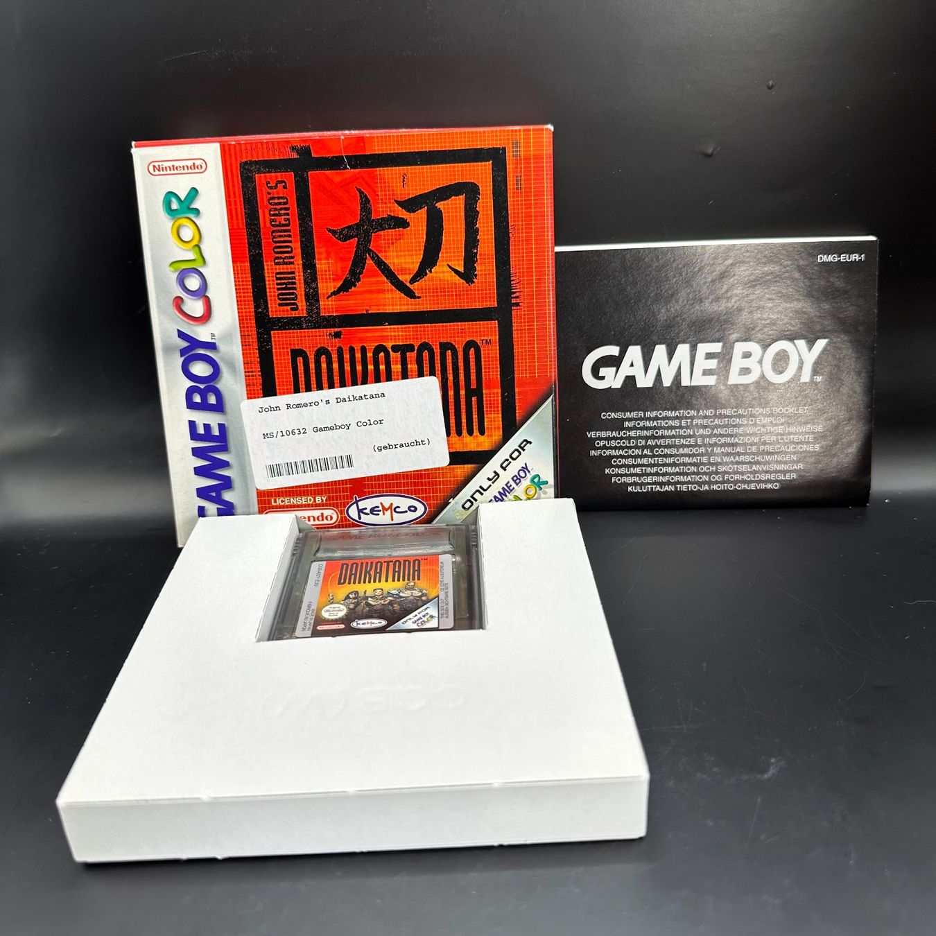 Nintendo Giochi: Daikatana Game Boy Color OVP – Usato da Düdingen venduto da Nerdworld