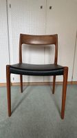 4 Teak Stühle von Niels Möller 1960, Retro Vintage Original