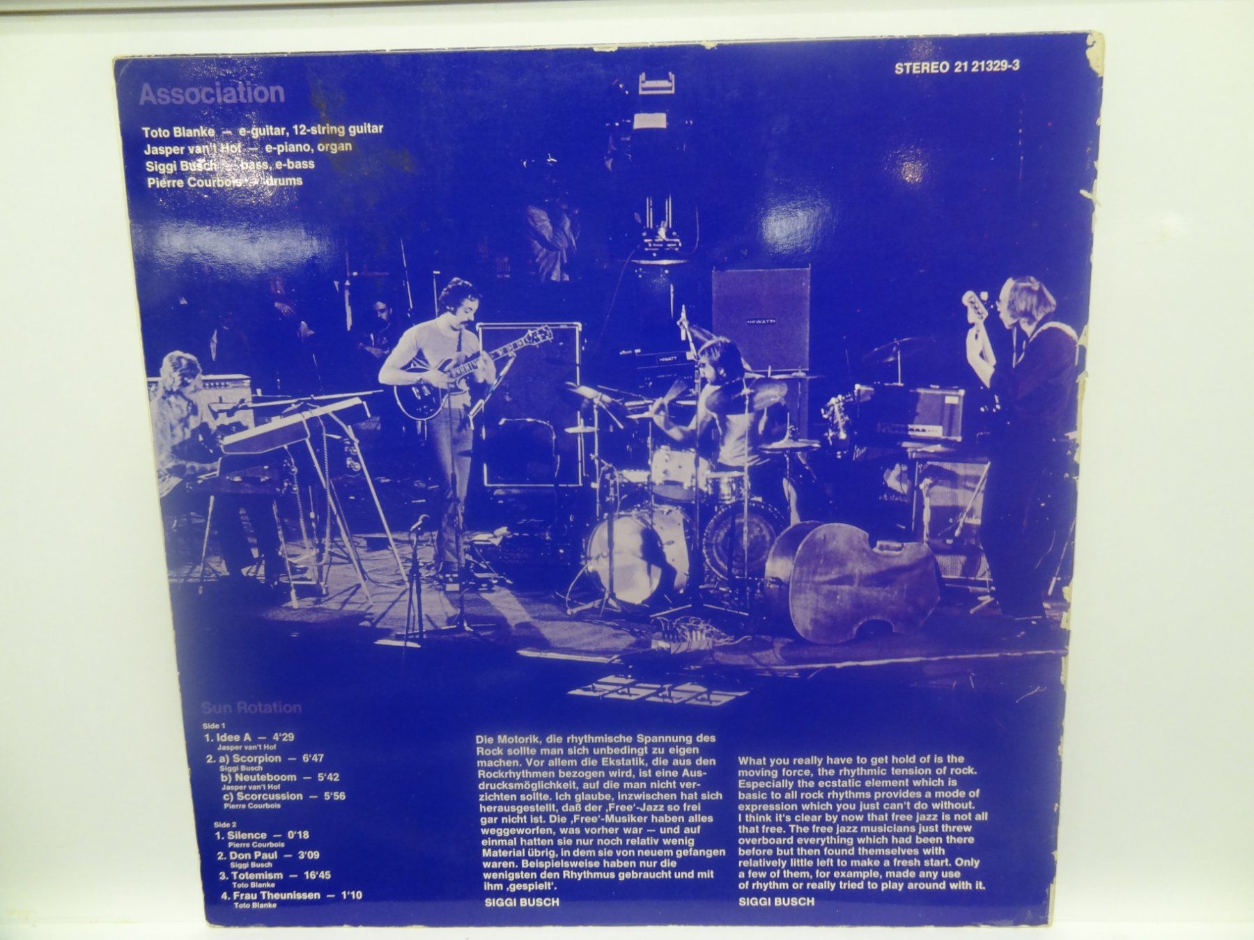 Dischi in vinile: Association P.C. – Sun Rotation Association P.C. - MPS-Label – Usato da luzern venduto da musicandart 1