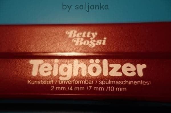 BETTY BOSSI - TEIGHÖLZER - ROT | Kaufen auf Ricardo