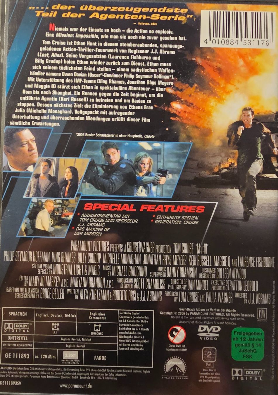 Tous les DVDs: Mission: Impossible 3 – D'occasion à Wahlen b. Laufen par Cg10 1