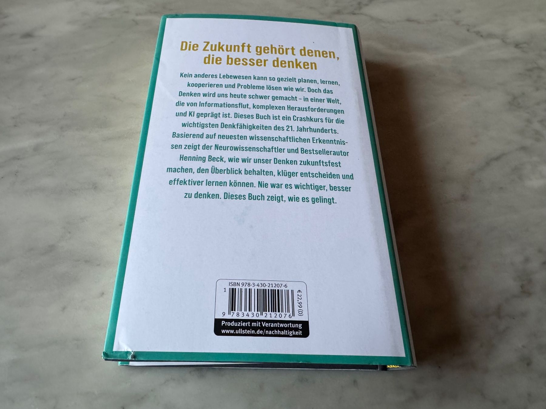 Bücher: BESSER DENKEN – Neu (gemäss Beschreibung) aus hägendorf von twilightprincess 1