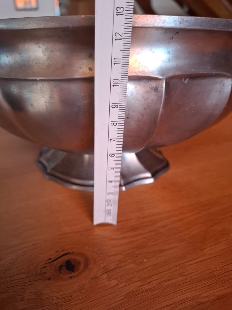 Ciotole: Französische Zinn-Suppenterrine – Usato da Oberwil-Lieli venduto da mel8966 7