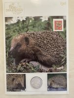 Numisbrief Tiere der Heimat Igel Silber 999