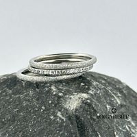 Ring SET Edelstahl Grösse 52