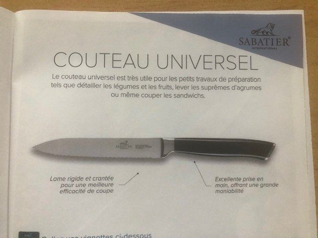 Coltelli da cucina: SABATIER COUTEAU UNIVERSEL NEUF – Nuovo e nell'imballaggio originale da Bernex venduto da eunicefitz 3