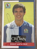 Roque Santa Cruz original Autogramm Blackburn Rovers