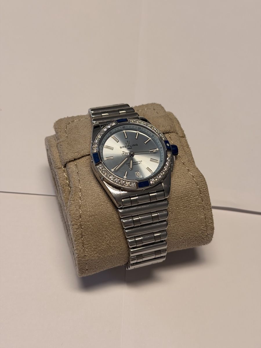 Breitling Orologi:     Breitling Chronomat 36 Diamond Bezel Full Set – Nuovo (secondo la descrizione) da Wetzikon ZH venduto da Luu_19