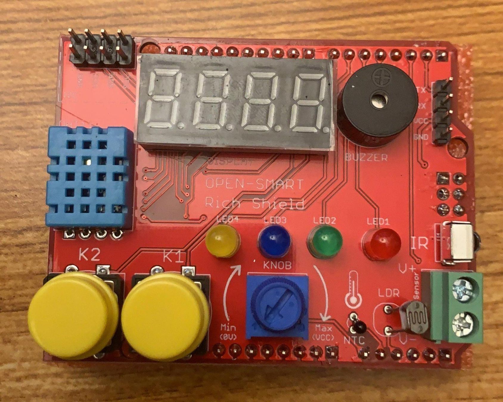 Arduino Componenti elettronici: Arduino Shield  Multifunktion Mini-Lab – Nuovo e nell'imballaggio originale da Gebenstorf venduto da RetroFuture 1