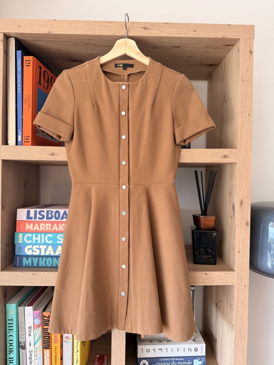 Maje Kleider: Robe MAJE 36 brun – Gebraucht aus La Croix (Lutry) von secondhandZara