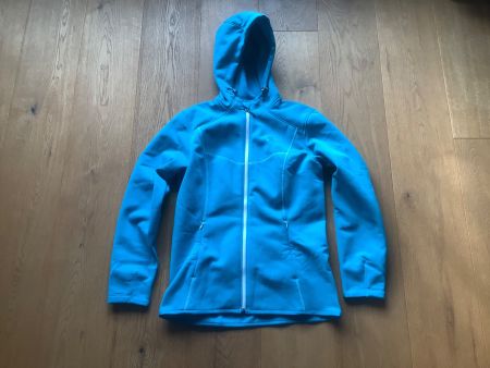 Salomon Hoody Fleece Women Gr.S Farbe hellblau