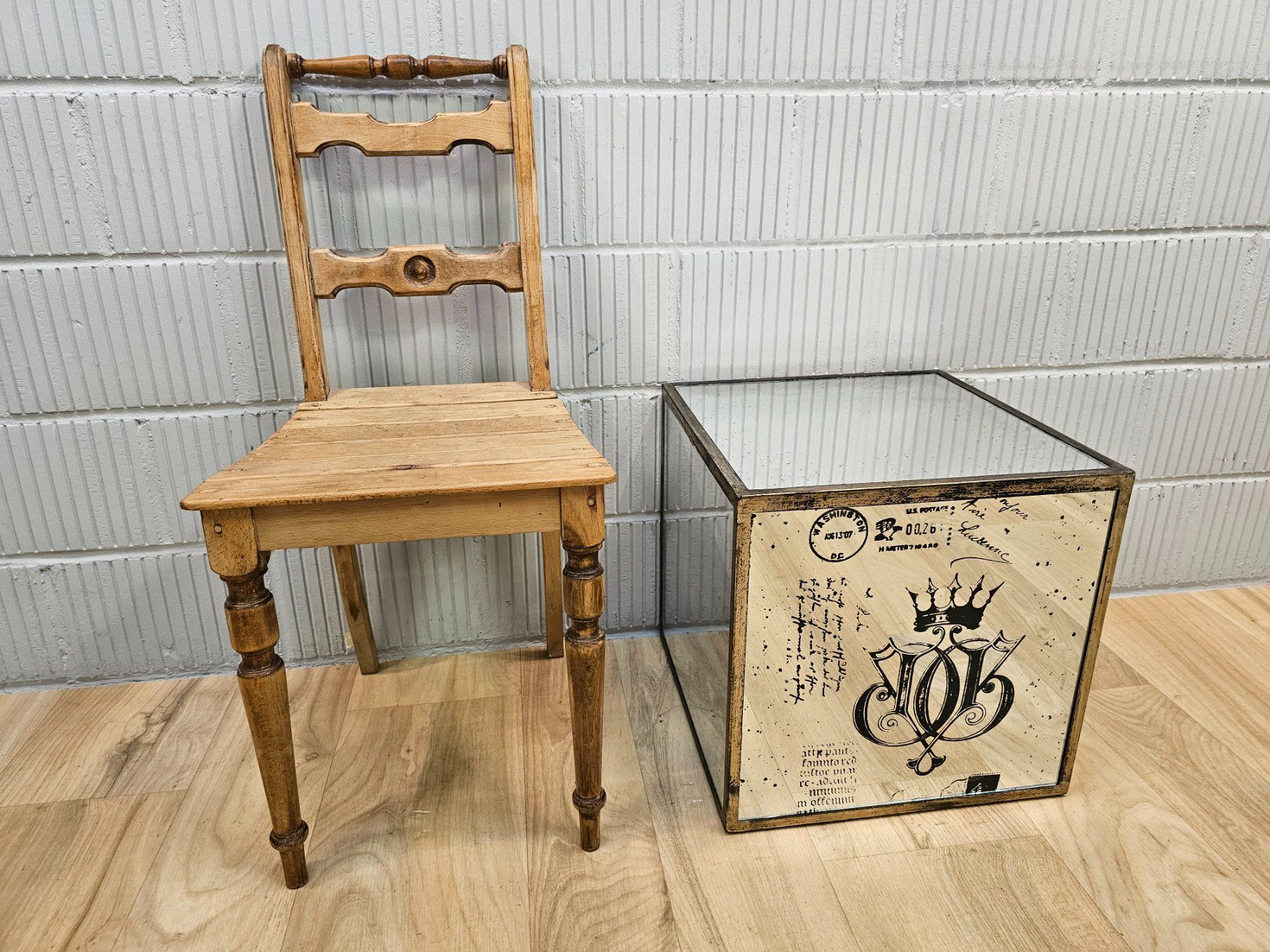 Tavoli: Mirror Cube Beistelltisch Side Table Glas Würfel Tisch – Usato da Nottwil venduto da Wondewa-Shop 8